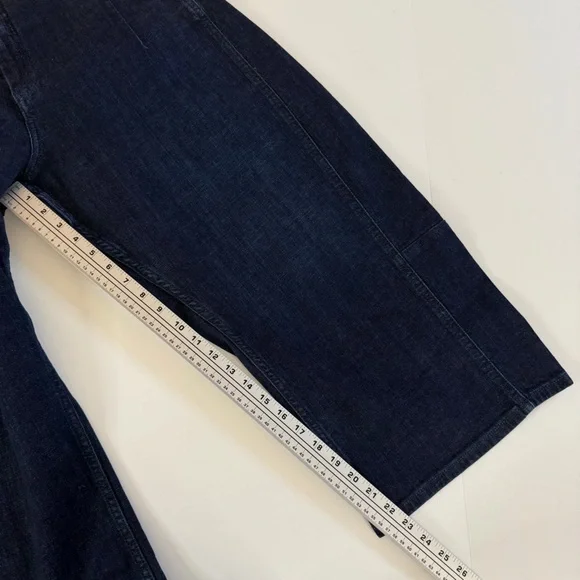 Anthropologie Pilcro Jeans Womens Size 33 Barrel Leg Dark Wash - Picture 5 of 11